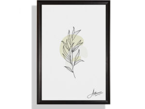 Tenderness in Line Canvas Painting