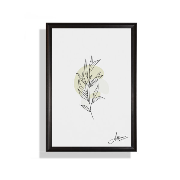 Tenderness in Line Canvas Painting