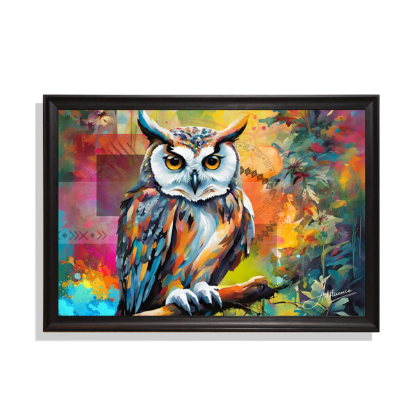 Colourful Wisdom Canvas Painting
