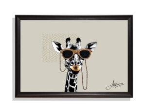 Giraffe Chic Feng Shui Painting