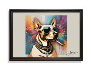 Doggone Dapper Canvas Painting