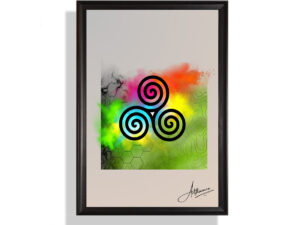 Cosmic Trinity Canvas Painting