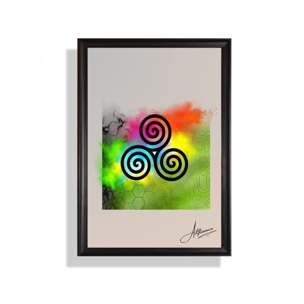 Cosmic Trinity Canvas Painting