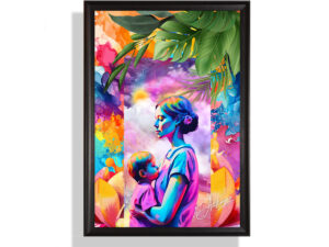 Mother's Embrace Canvas Painting
