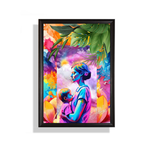 Mother's Embrace Canvas Painting