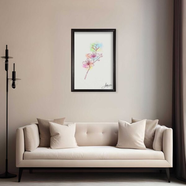 Dreamy Blossoms Canvas Painting - Image 2