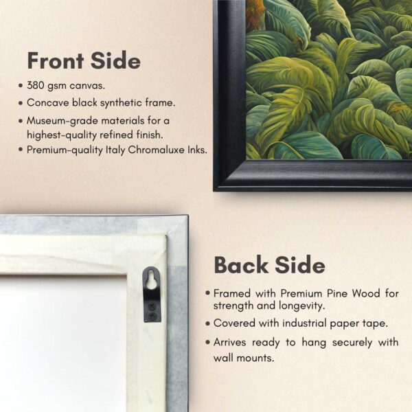 Verdant Odyssey Canvas Painting - Image 3