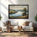 River's Dream Canvas Painting