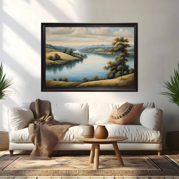 River's Dream Canvas Painting - Image 2
