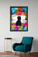 Silhouette of Thought Canvas Painting