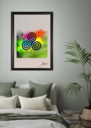 Cosmic Trinity Canvas Painting