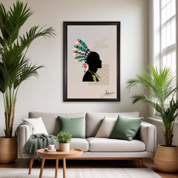 Cultural Tapestry Canvas Painting - Image 2
