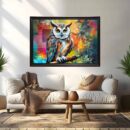 Colourful Wisdom Canvas Painting