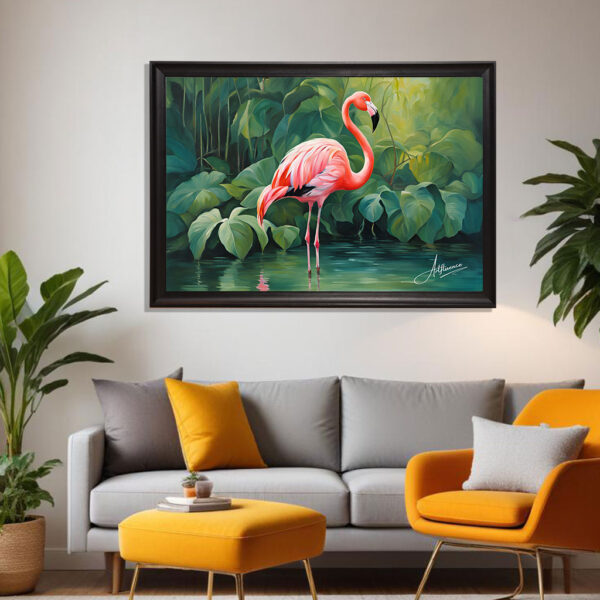 Tropical Beauty Canvas Painting - Image 2