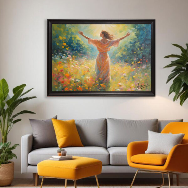 Radiant Joy Canvas Painting - Image 2