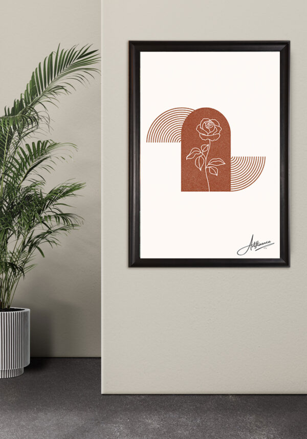 Rustic Romance Canvas Painting - Image 2
