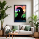 Cityscape Meditation Canvas Painting