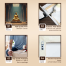 Golden Buddha Canvas Painting