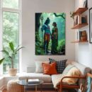 Shiva Parvati Canvas Painting