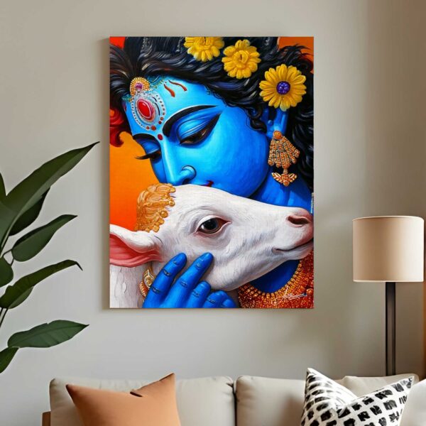 Krishna ji Canvas Painting