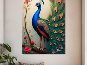 Peacock feathers Canvas Painting