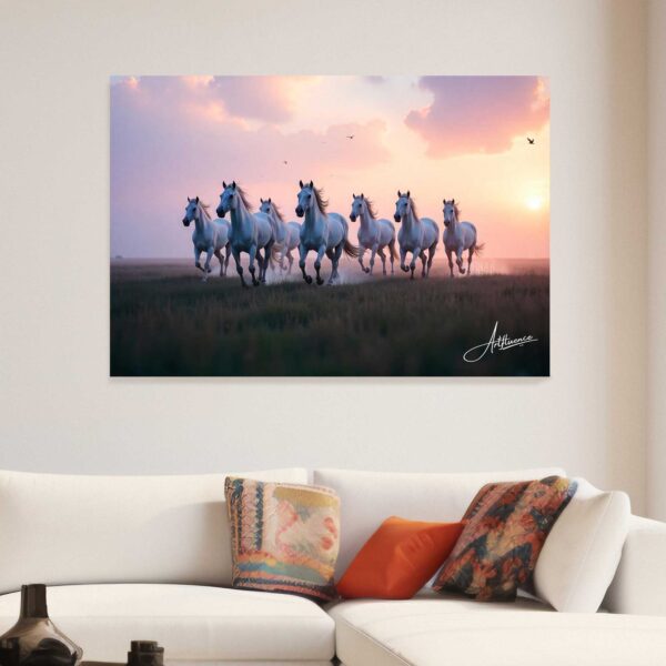 Running Horses Golden Hours Painting