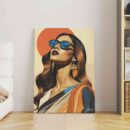 Modern Woman With Shades Painting