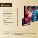 Traditional Woman Canvas Painting